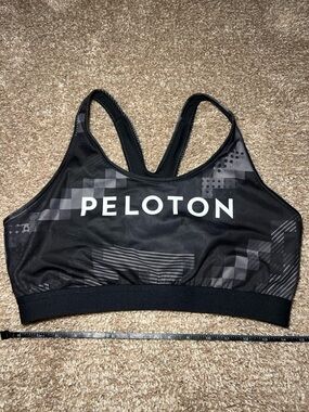 adidas Women's Black Graphic Racerback Sports Bra
